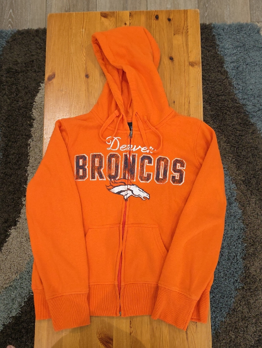 NFL Women's Team Apparel Orange Hoodie